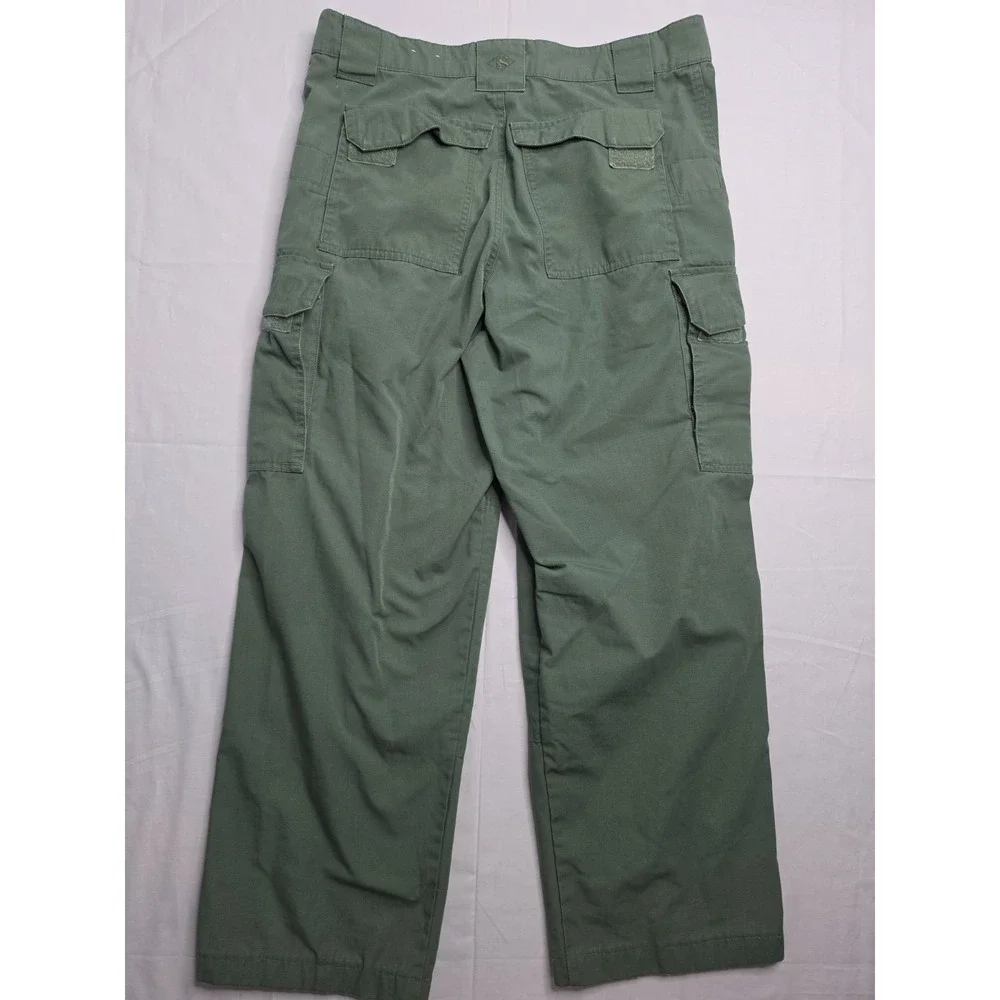 Tru-Spec Cargo Pants Men's 30x30 Olive Green Cotton Ripstop Straight Leg Hiking
